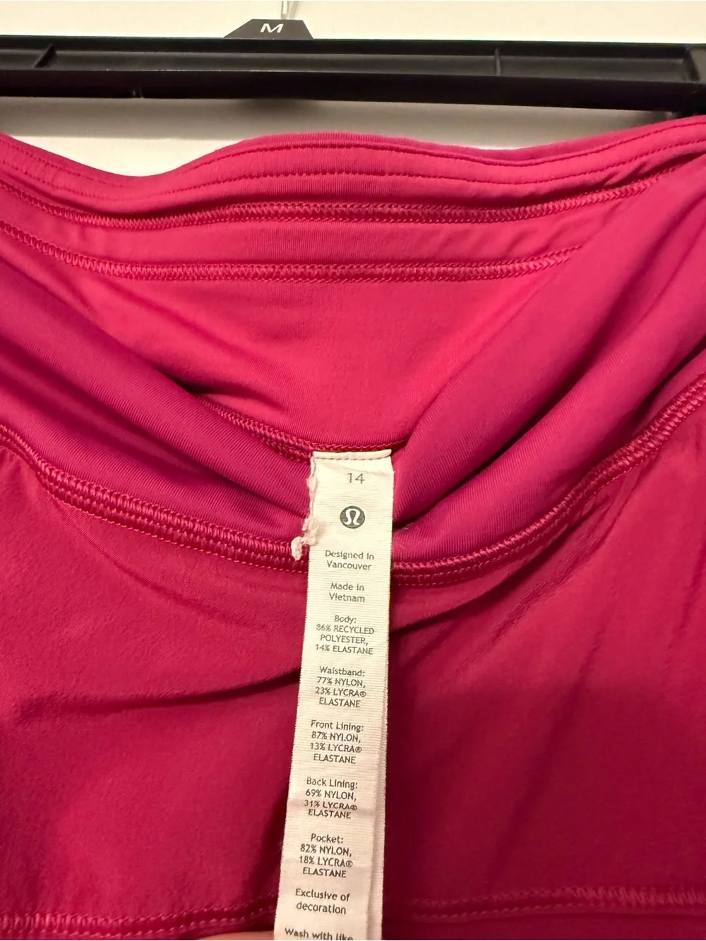 lululemon athletica Tiered Skirt in Magenta
